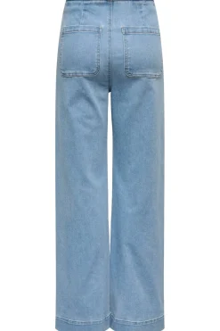 New Only Onlmadeline Wide Pocket Gua221 4845104 Light Blue Denim
