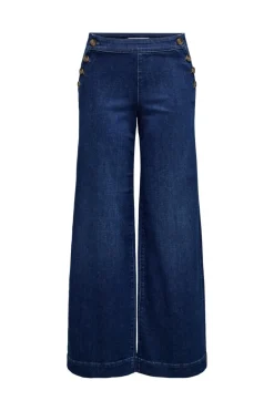 Best Only Onlmadison Button Wide Gen533Noos 4388373 Dark Medium Blue Denim