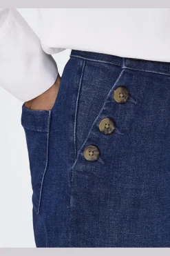 Best Only Onlmadison Button Wide Gen533Noos 4388373 Dark Medium Blue Denim