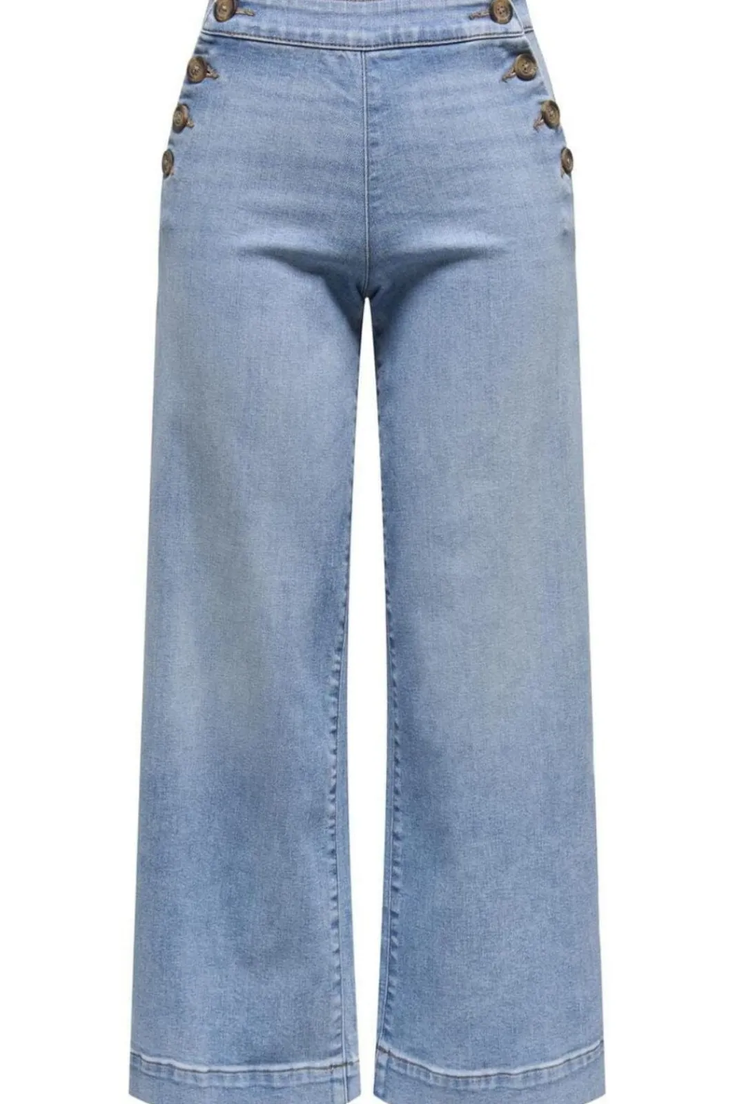 Only Onlmadison Button Wide Gen223Noos 4813364 Light Blue Denim