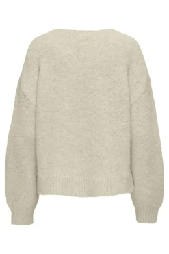 Outlet Only Onlmaggie Life Ls Tie Cardigan Cc Knt 4853235 Birch Melange