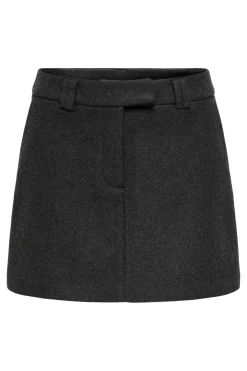 Best Only Onlmaika Short Skirt Ox 4929520 Dark Grey Melange