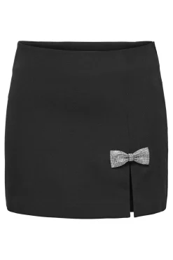 Hot Only Onlmalika Life Bling Bow Skirt Tlr 4858791 Black Silver Bow
