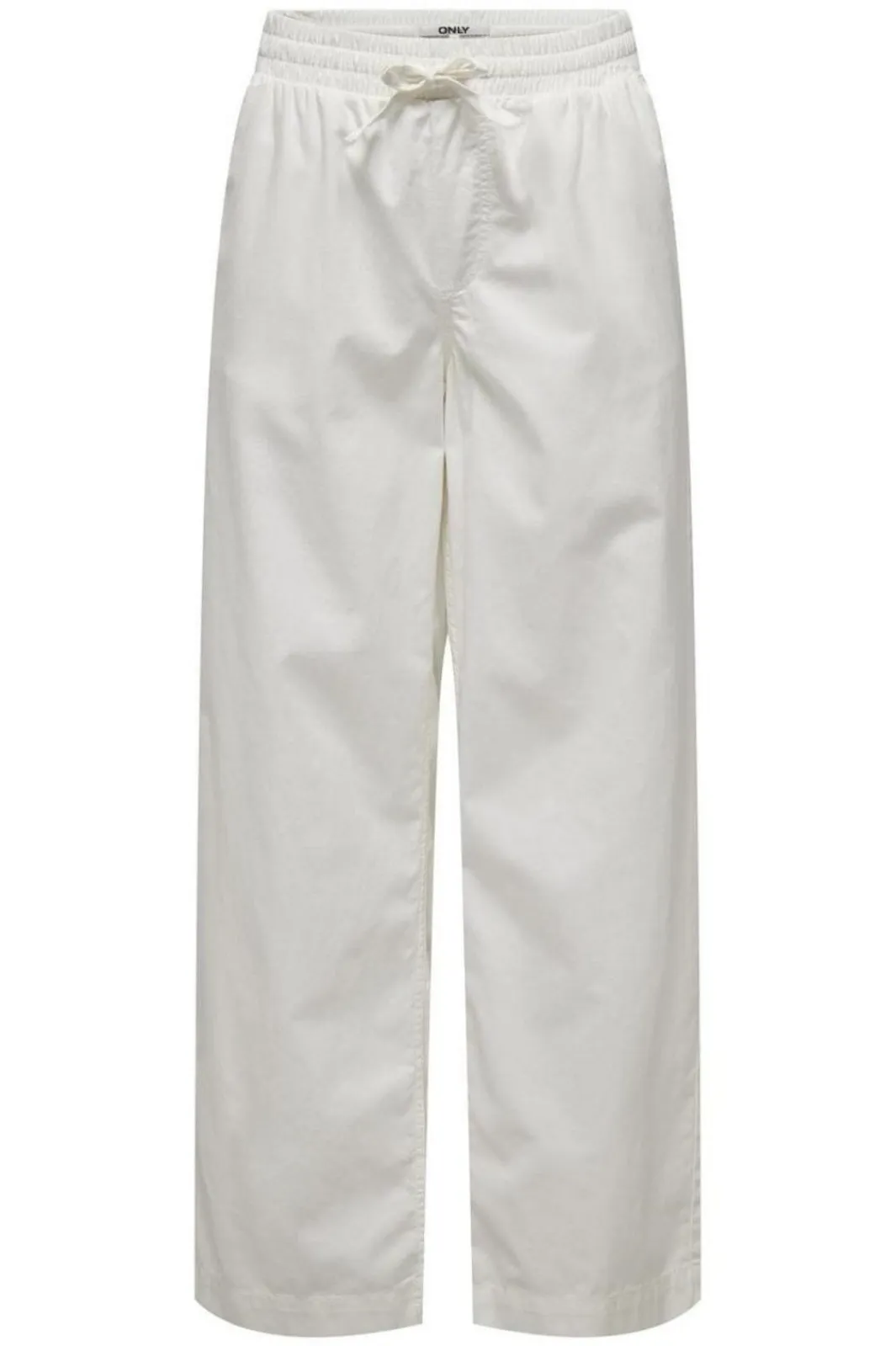 New Only Onlmarcy Life Str Pull-Up Pant 4459687 Cloud Dancer