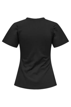 Only Onlmarie Life S/S Ruching Top 4960702 Black