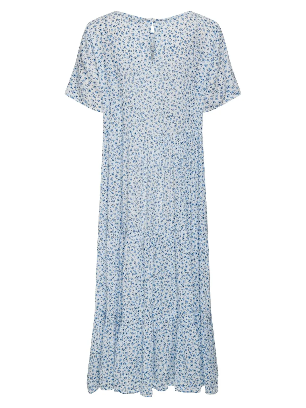 Only Onlmaya Life S/S Dress 4499511 Cloud Dancer Johanne Blue Ditsy