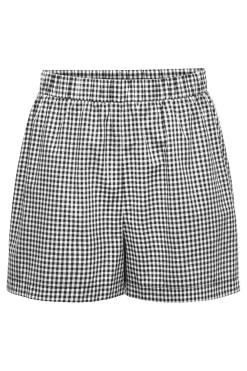 Outlet Only Onlmaye Check Shorts 4955610 Black White