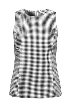 Best Only Onlmaye Sl Check Top 4955590 Black White