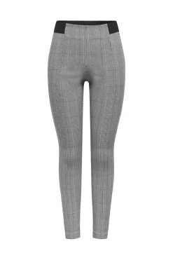 Best Only Onlmedusa Life Check Legging 4858738 Black White