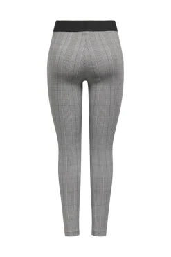 Best Only Onlmedusa Life Check Legging 4858738 Black White