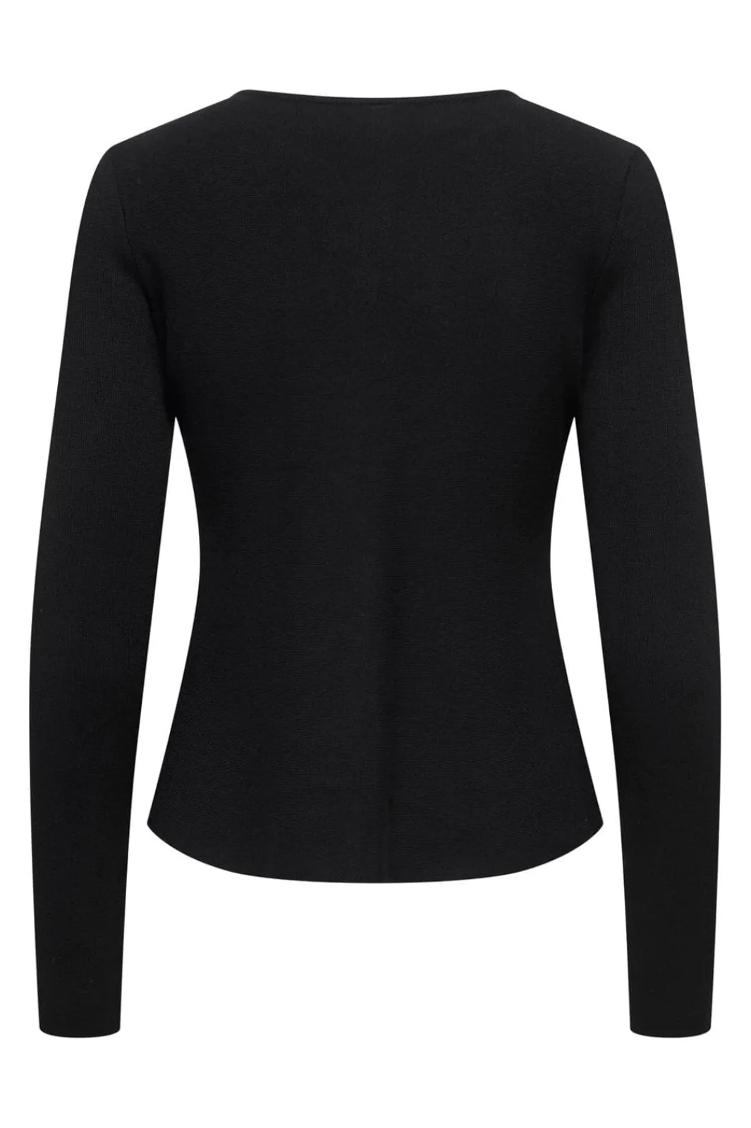 Outlet Only Onlmelli Ls Oneck Button Cardi Knt 5071252 Black New Silver Buttons