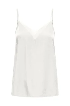 Outlet Only Onlmelva Detail Singlet Bf 4675144 Cloud Dancer