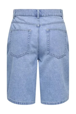 Sale Only Onlmerla Long Shorts Akm Moch 4797726 Light Blue Denim