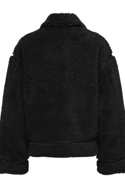 New Only Onlmichelle Teddy Jacket 4630647 Black
