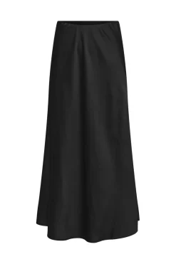 Online Only Onlmika Vis Satin Long Skirt 4886620 Black