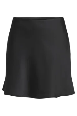 Hot Only Onlmika Vis Satin Short Skirt 4900632 Black