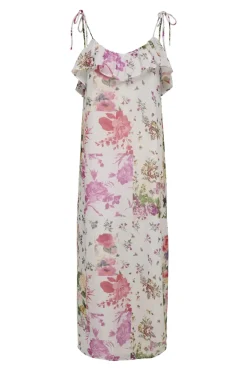 Sale Only Onlmilla Strap Dress 4973256 Cloud Dancer Patchwork Flowers