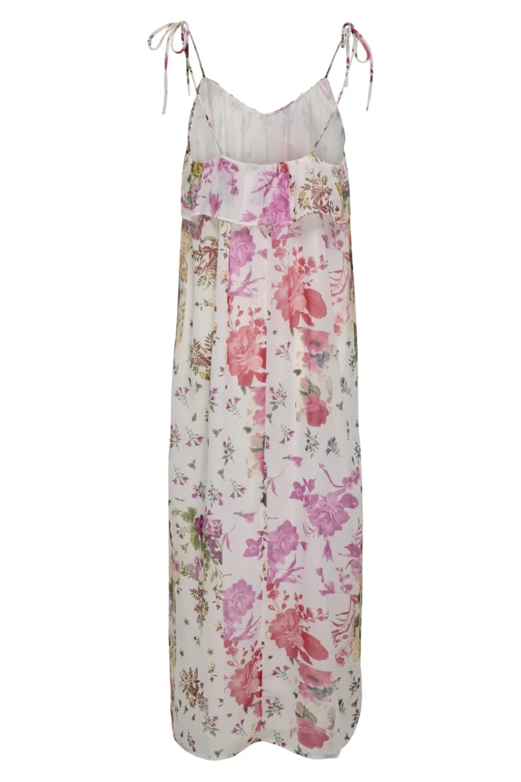 Sale Only Onlmilla Strap Dress 4973256 Cloud Dancer Patchwork Flowers