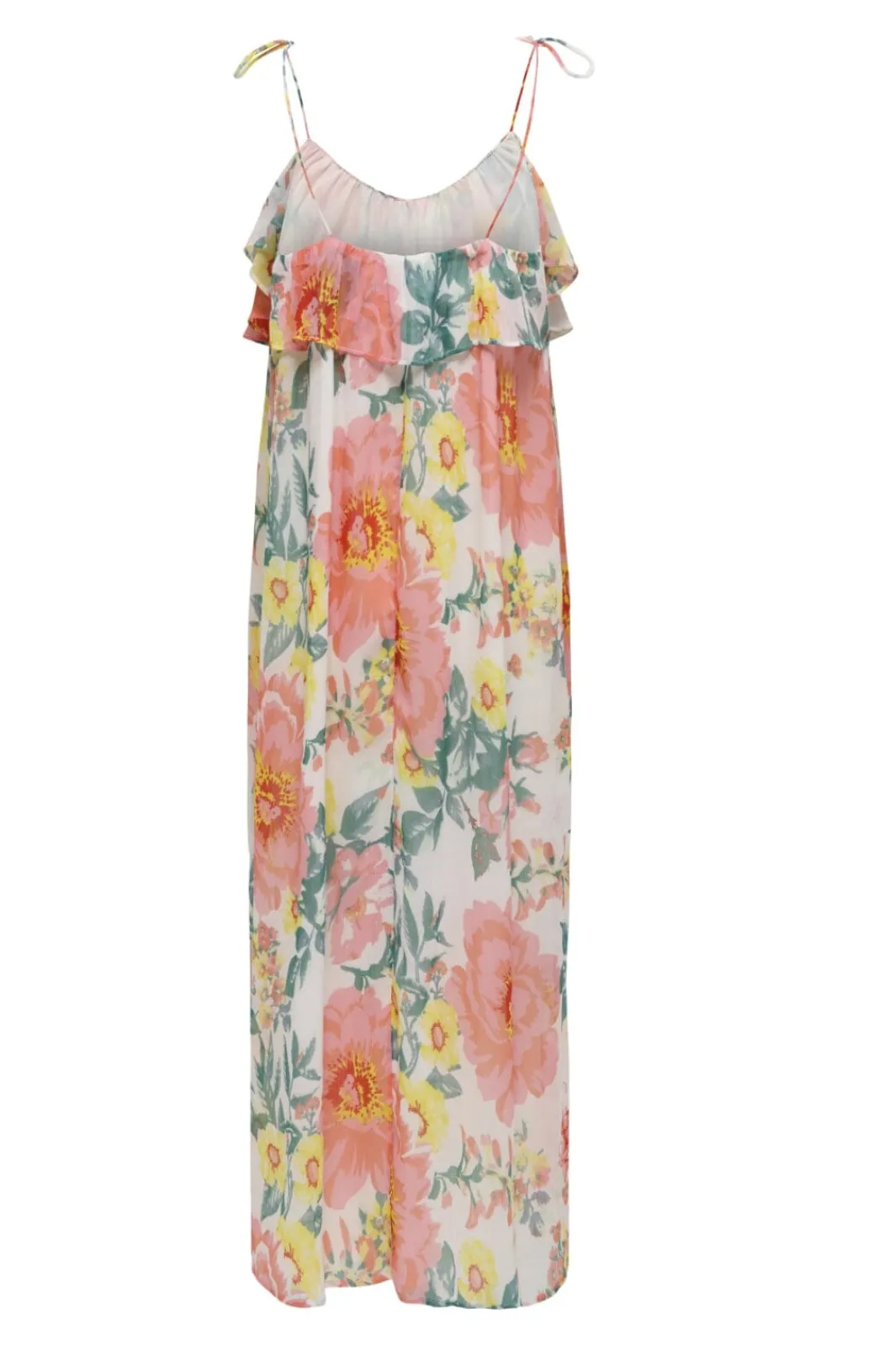 Sale Only Onlmilla Strap Dress 4973255 Cloud Dancer Big Flowers