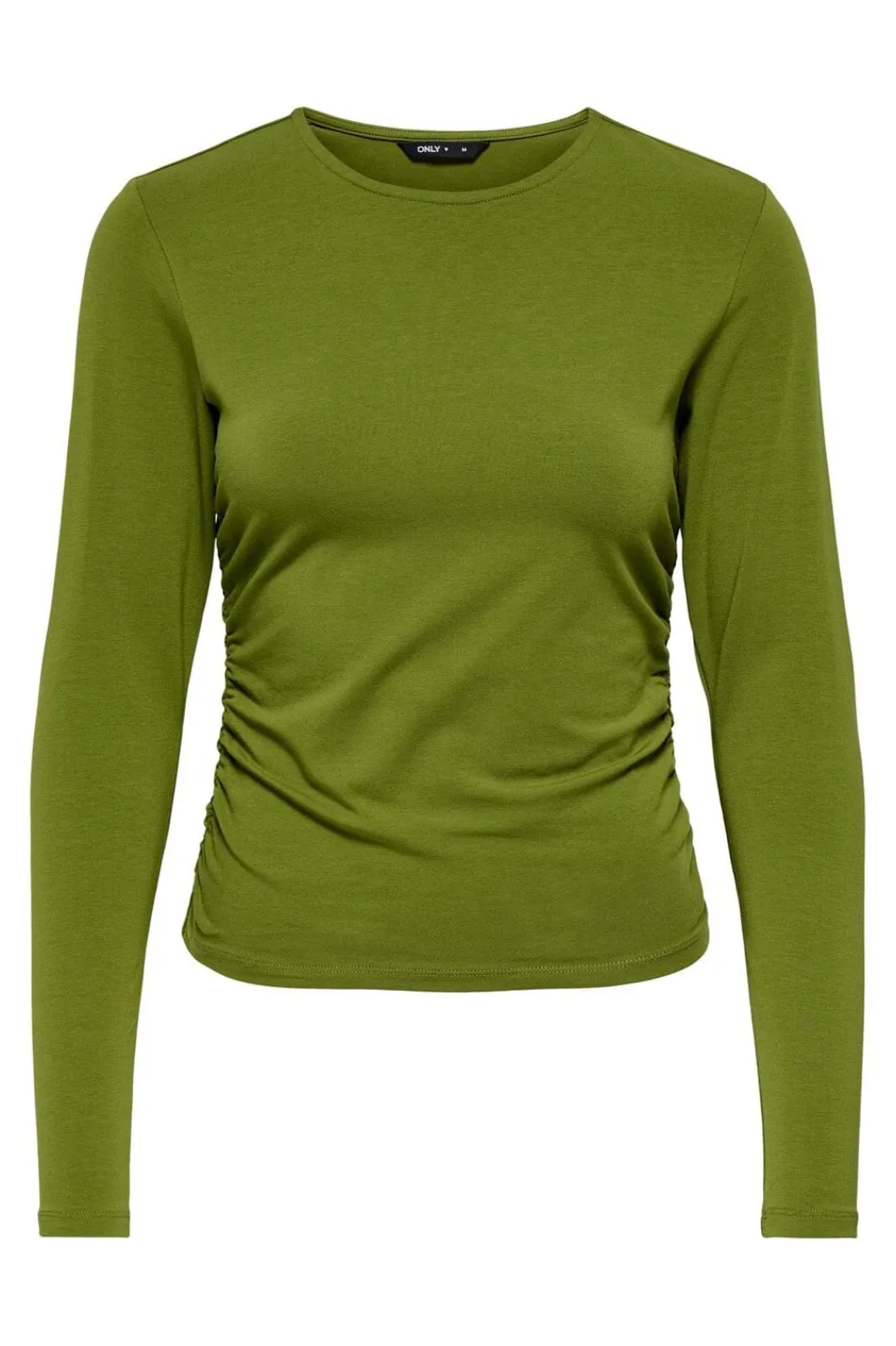 Hot Only Onlmira Life L/S Ruching Top 5087695 Avocado