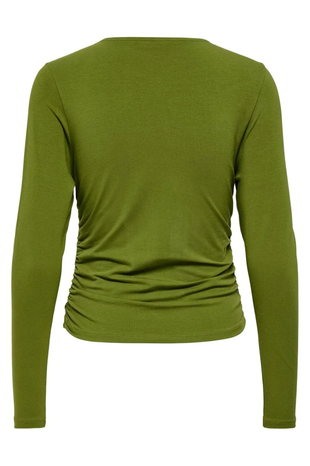 Hot Only Onlmira Life L/S Ruching Top 5087695 Avocado