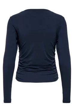Clearance Only Onlmira Life L/S Ruching Top 5087696 Seaborne