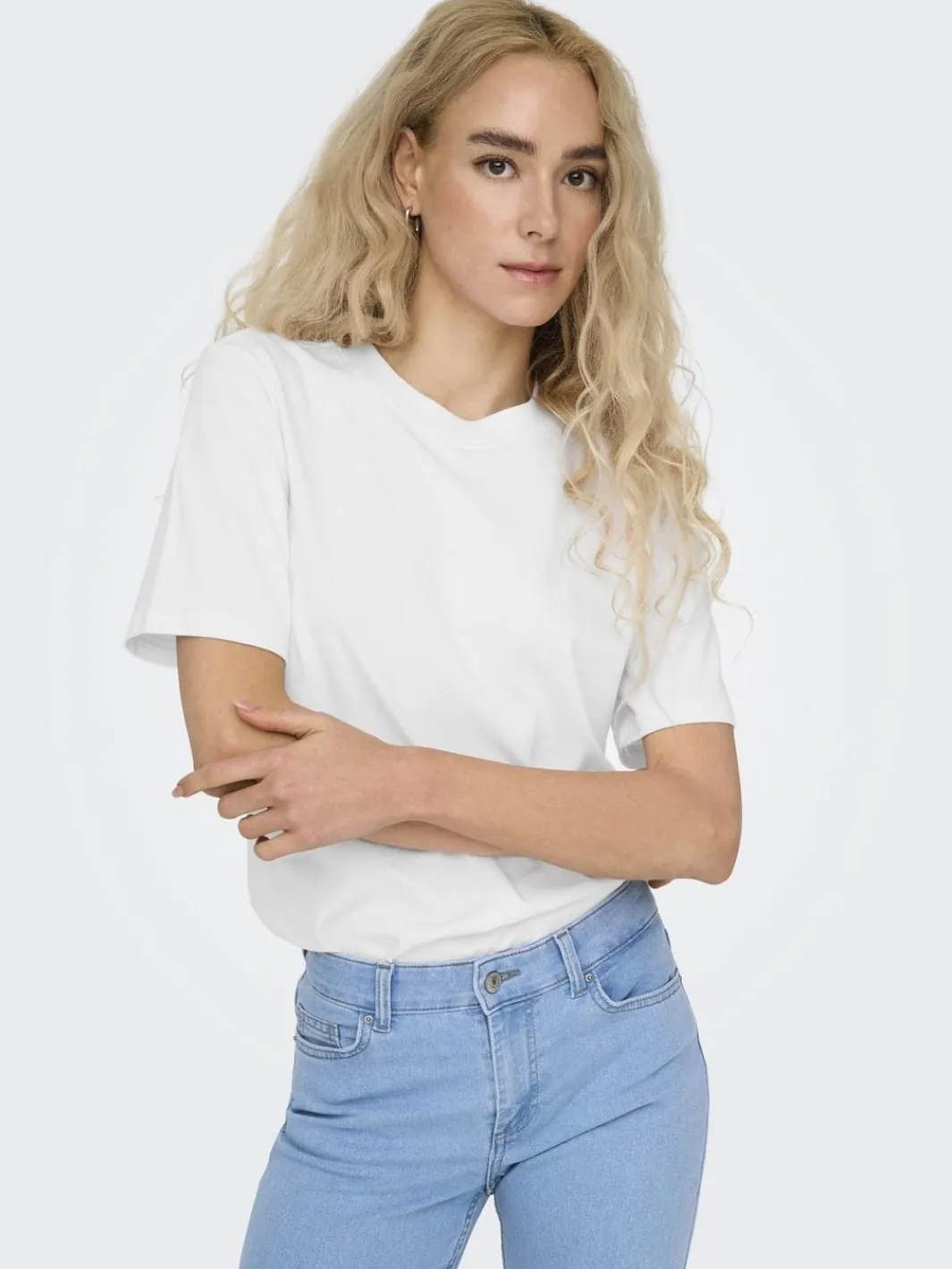 Discount Only Onlmonja S/S Tee 4474467 White
