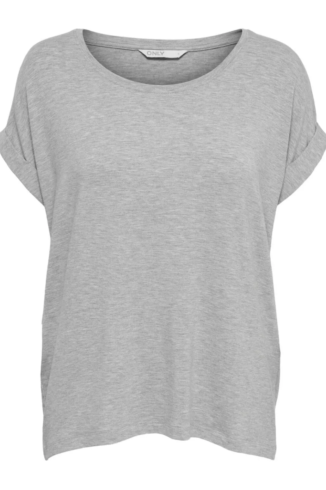 Only Onlmoster S/S O-Neck Top 2079283 Light Grey Melange