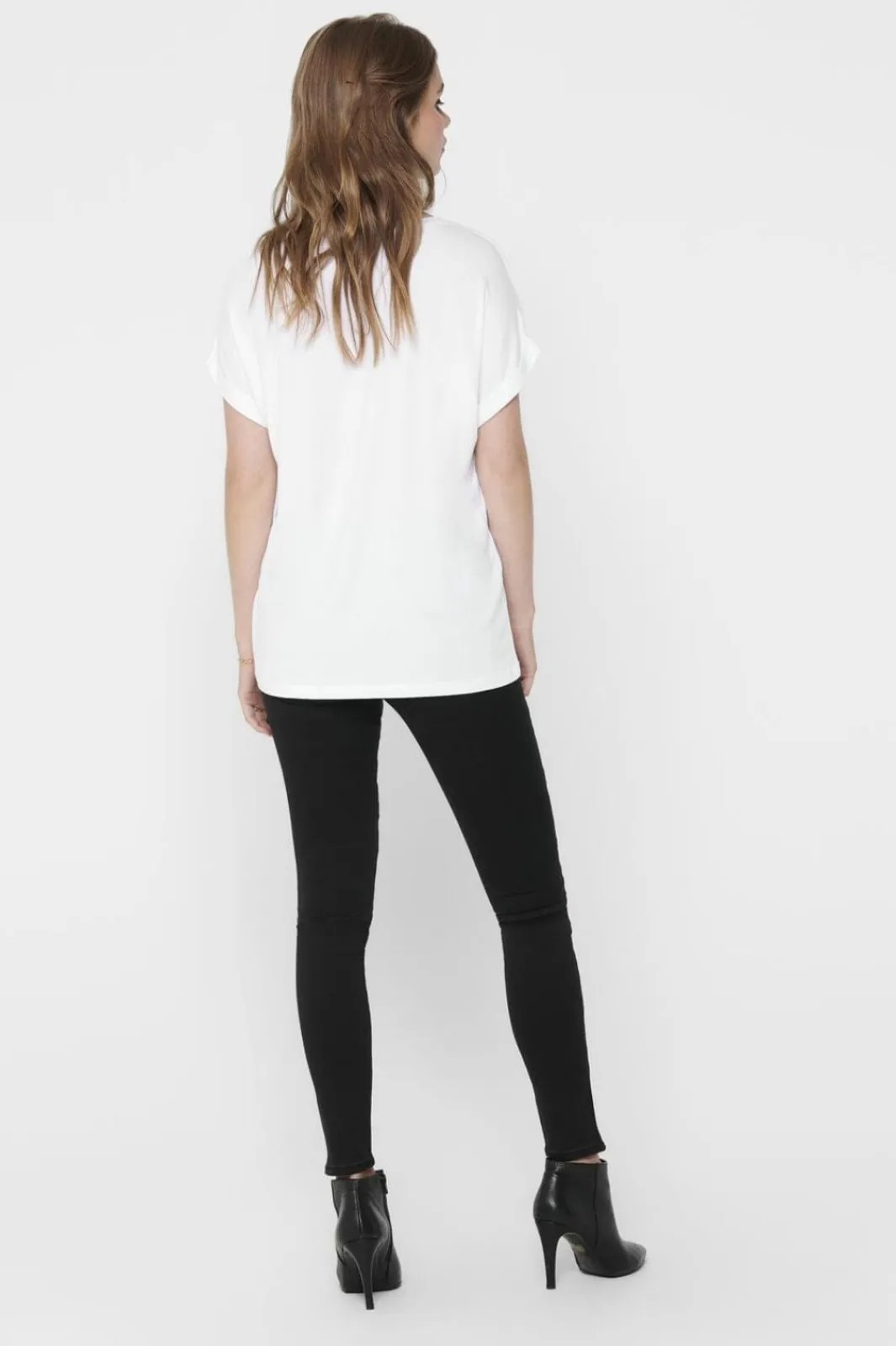Discount Only Onlmoster S/S O-Neck Top 2079282 White