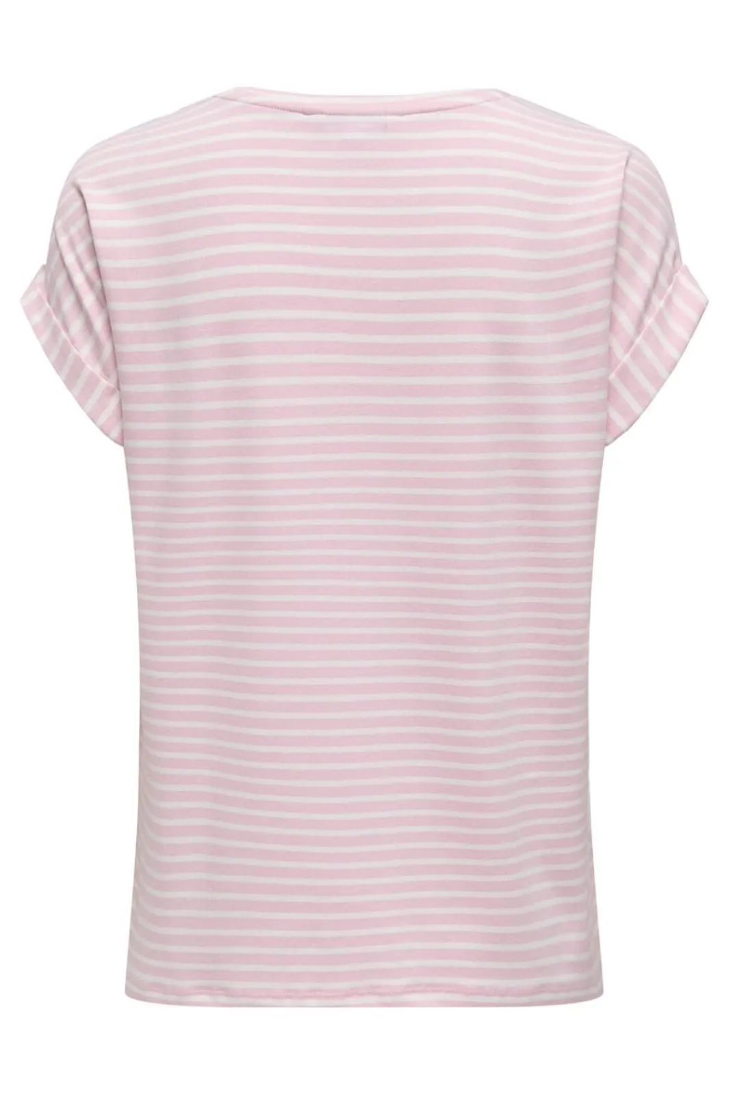 Only Onlmoster Stripe S/S O-Neck Top 4693917 Pink Lady Cloud Dancer