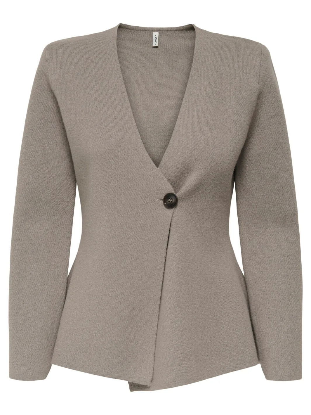 Best Only Onlmyera Life Ls One Button Cardigan Knt 4863455 Moon Rock Melange