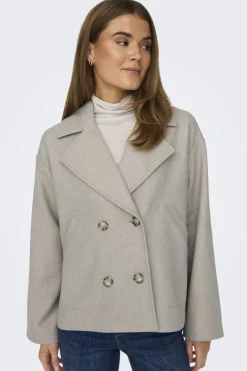 Only Onlnancy Life Jacket 4423838 Simply Taupe Melange