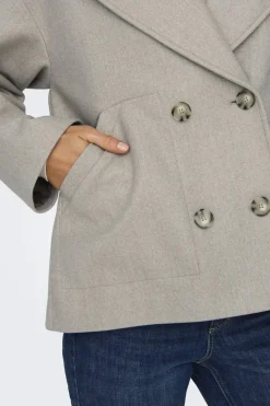 Only Onlnancy Life Jacket 4423838 Simply Taupe Melange