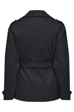 Outlet Only Onlnancy Life Short Trench Coat Cc 4577703 Night Sky Melange