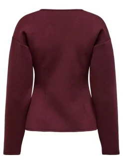 Hot Only Onlnaomi L/S Cardigan Swt 4912046 Decadent Chocolate Gold Buttons
