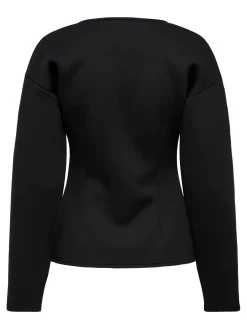 Only Onlnaomi L/S Cardigan Swt 4912045 Black Gold Buttons