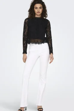 New Only Onlnew Karo Ls Lace Top 4142378 Black