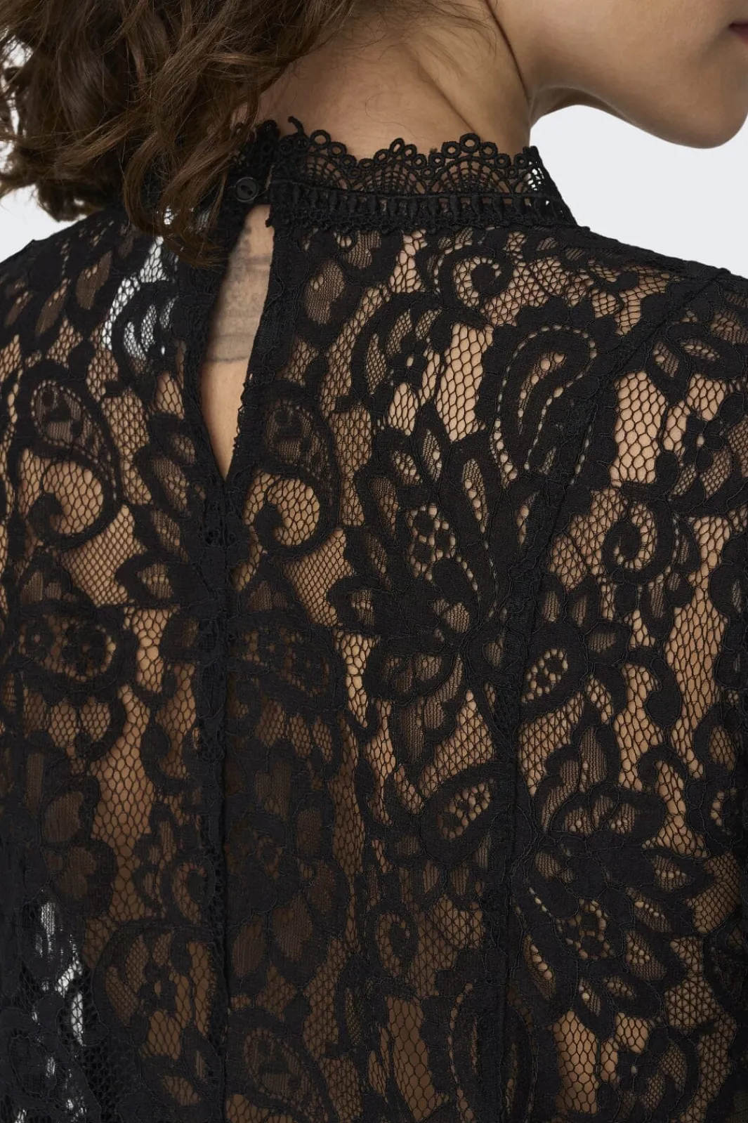 New Only Onlnew Karo Ls Lace Top 4142378 Black