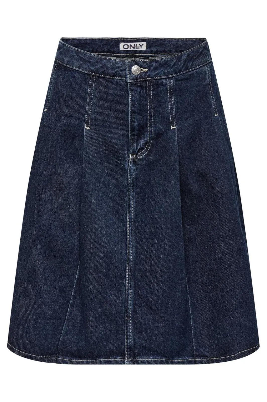 Discount Only Onlnina Pleated Skirt Sik 4774504 Dark Blue Denim