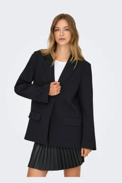 Only Onlnoelia-Yasmine Slit Blazer Tlr 4973847 Black