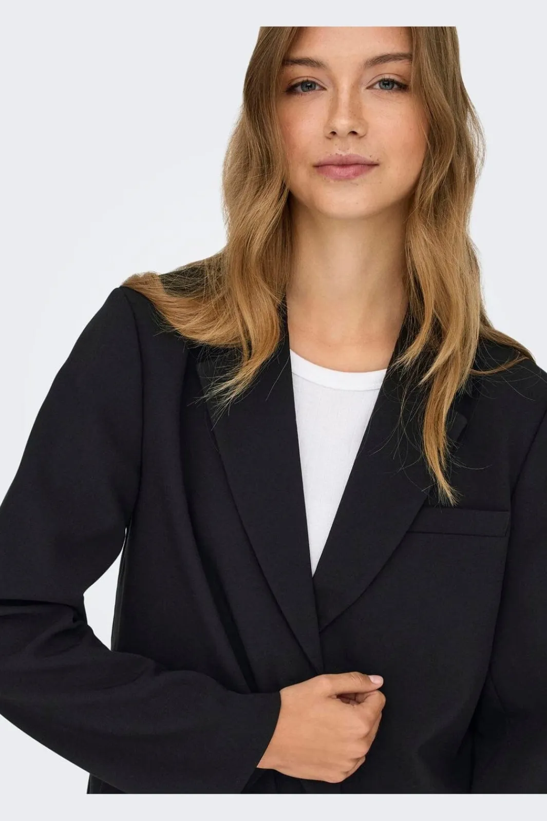 Only Onlnoelia-Yasmine Slit Blazer Tlr 4973847 Black