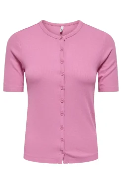 New Only Onlnora S/S Cardigan 4978431 Wild Orchid