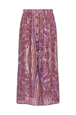 Only Onlnova Life Elite Button Skirt 4696729 Fuchsia Fedora 617 Bohobabe