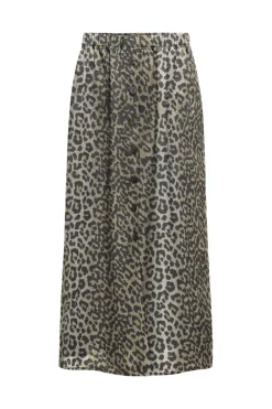 Hot Only Onlnova Life Elite Button Skirt 4746548 Timber Wolf 631 Wildlife