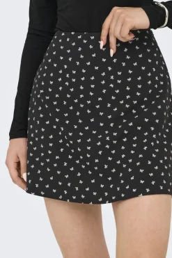 Hot Only Onlnova Life Elite Jean Skort 4871168 Black 709 Lovely Bow
