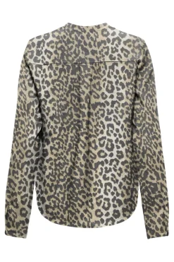 Hot Only Onlnova Life Elite L/S Josie Top 4746275 Timber Wolf 631 Wildlife