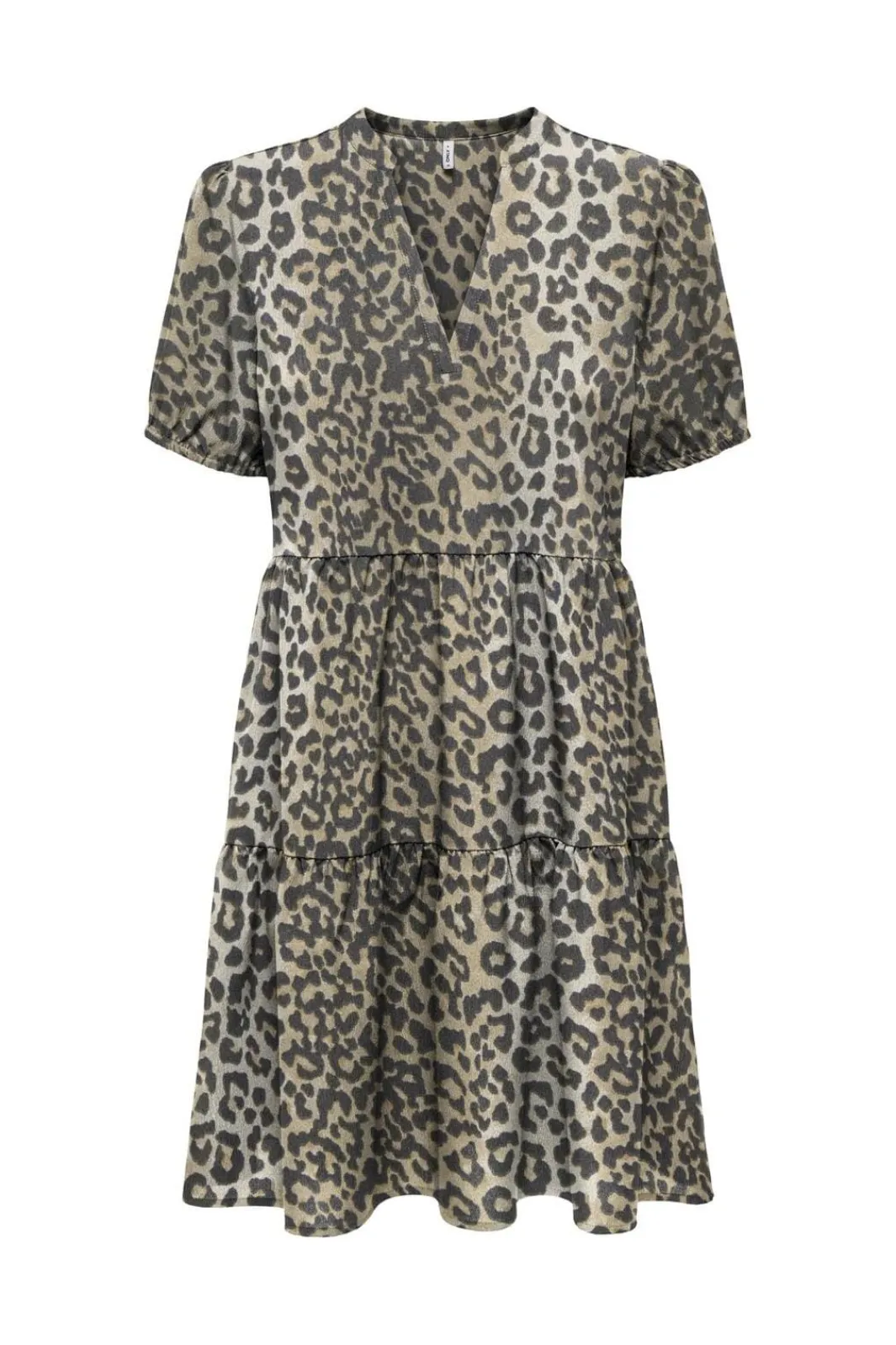 Best Only Onlnova Life Elite S/S Thea Dress 4746339 Timber Wolf 631 Wildlife
