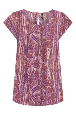 Only Onlnova Life Elite S/S Top 4696825 Fuchsia Fedora 617 Bohobabe