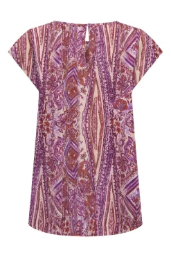 Only Onlnova Life Elite S/S Top 4696825 Fuchsia Fedora 617 Bohobabe
