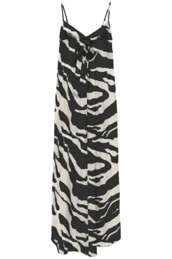 Sale Only Onlnova Life Vis Roxy Long Dress 4759148 Black 644 Refined Zebra
